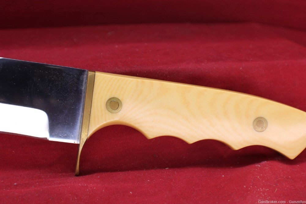 USED Dave Smith Knife 7.5" blade 5" handle with display box-img-6