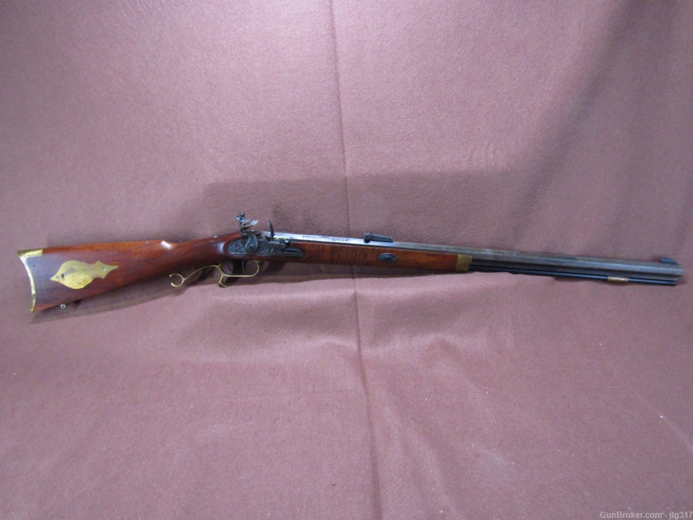 Thompson Center Arms Hawkin 45 Cal Black Powder Flintlock Rifle-img-0