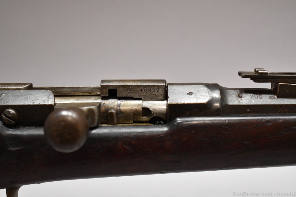Antique French Chatallerault Model 1874 M80 Bolt Action Rifle 11x59R-img-5