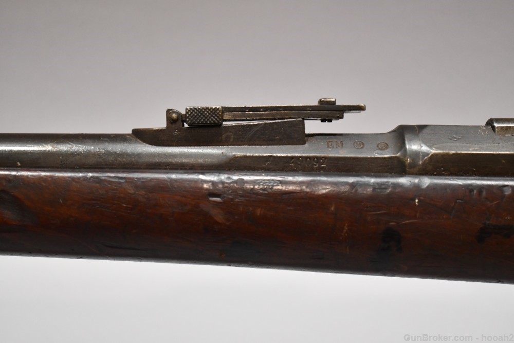 Antique French Chatallerault Model 1874 M80 Bolt Action Rifle 11x59R-img-15