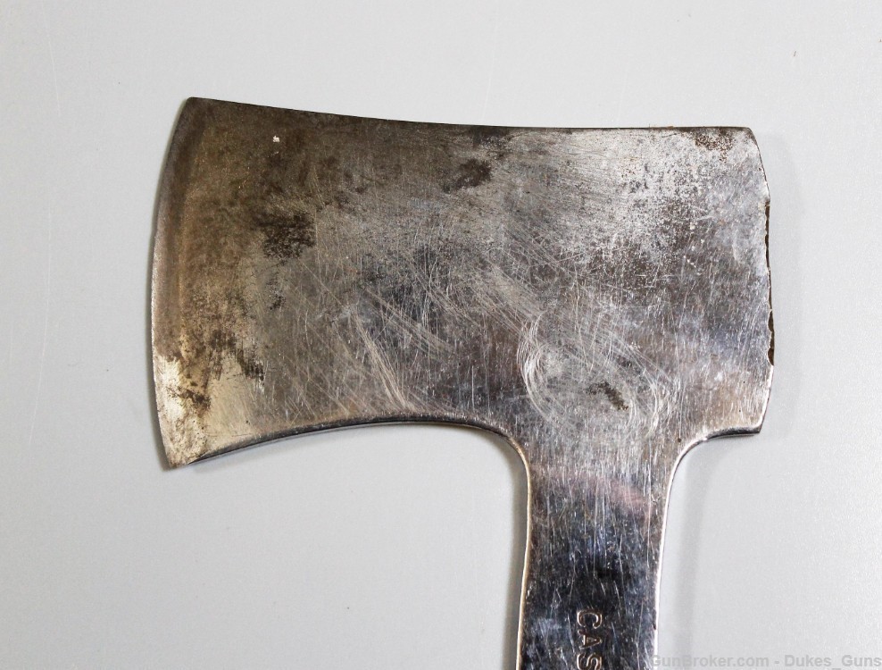 Case Axe-Knife Combo w/ Original Sheath - Knife Blade Missing-img-4