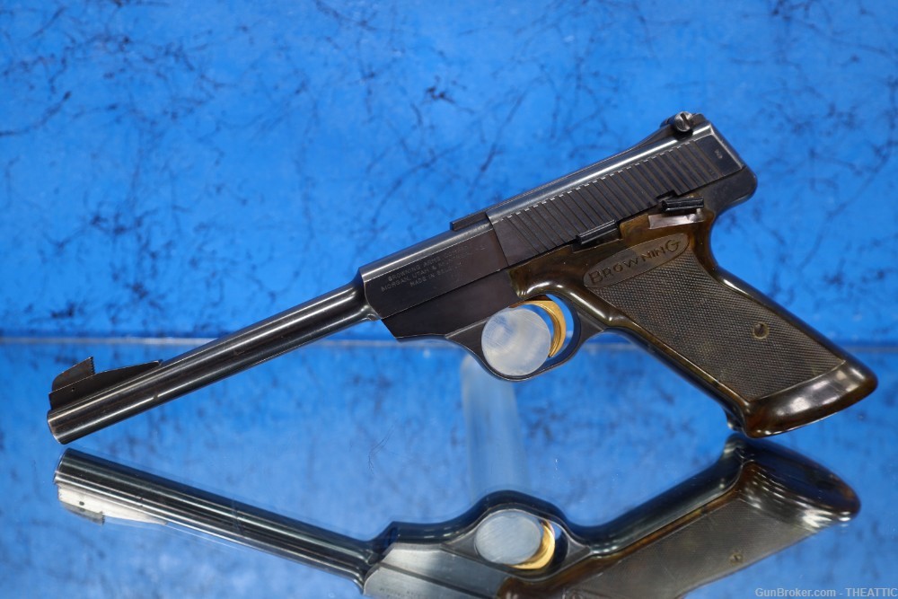 BROWNING CHALLENGER 22 LONG RIFLE PISTOL MADE BY FN BELGIUM 1 MAGAZINE-img-1