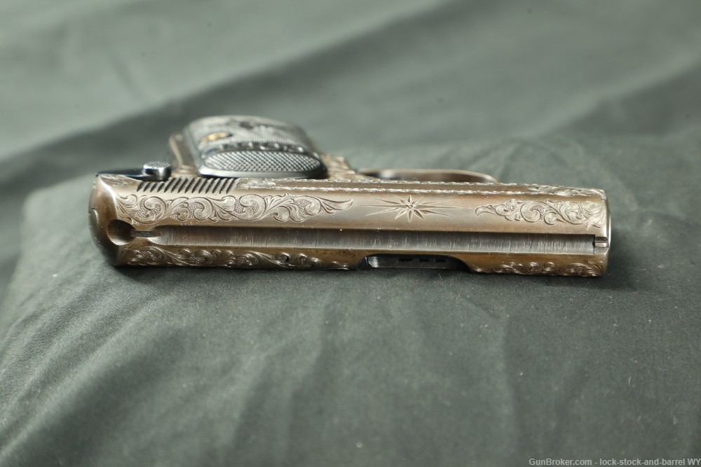 Custom Engraved Colt Model 1908 Vest Pocket Pistol .25 ACP Semi-Auto 1913-img-5