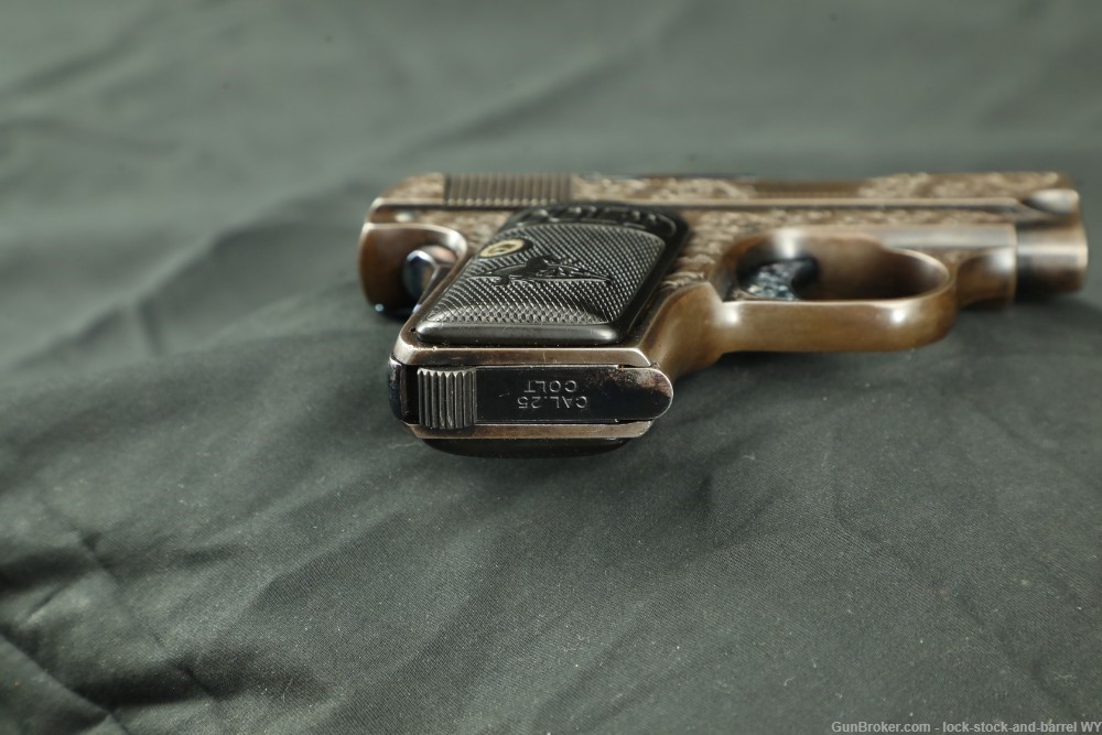 Custom Engraved Colt Model 1908 Vest Pocket Pistol .25 ACP Semi-Auto 1913-img-26
