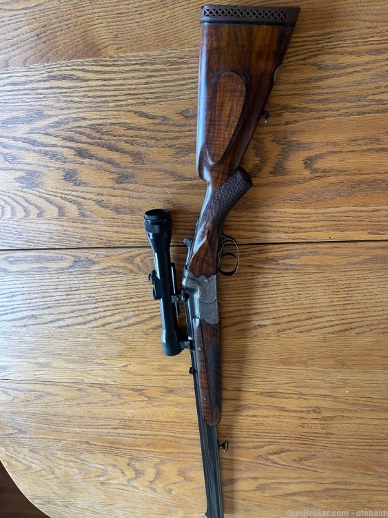 Merkel 9.3 x 74R rifle w/ ZEISS scope 1.5-4 X -img-0