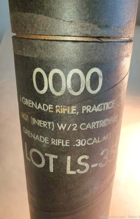 Inert Practice Rifle Grenade M31 Unopened with 11 grenade & 65 noise blanks-img-3