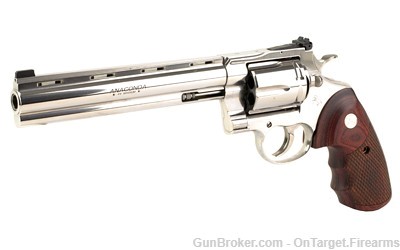 Colt Ananconda 8" .44Mag, 6Rds, Stainless, Hogue Wood Grips-img-2