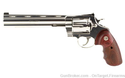 Colt Ananconda 8" .44Mag, 6Rds, Stainless, Hogue Wood Grips-img-0