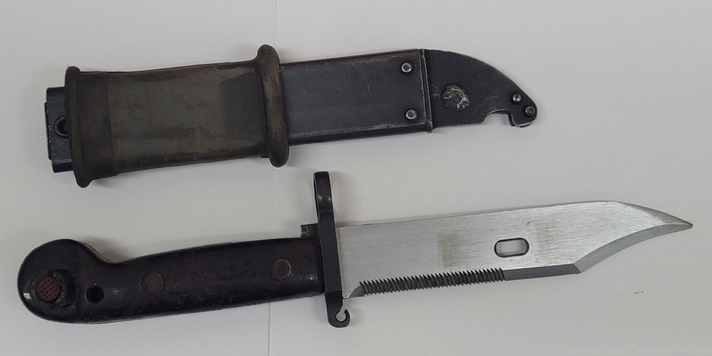 Russian AK47 Blade Bayonet with Scabbard USED-img-1
