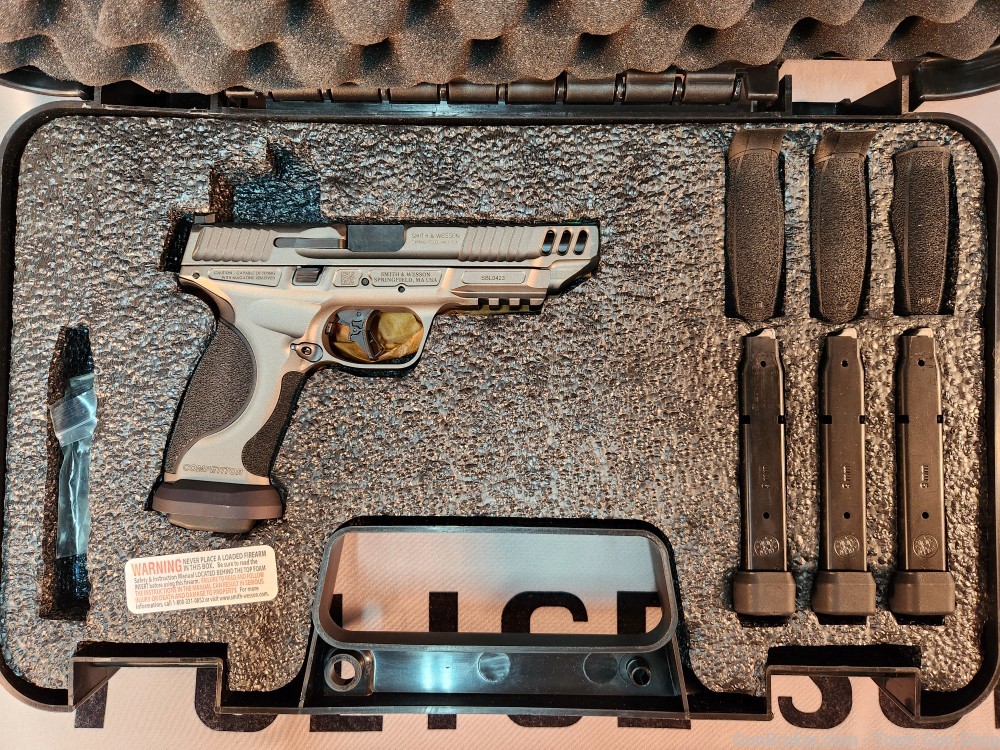 SMITH & WESSON M&P9 METAL COMP 9MM USED! PENNY AUCTION!-img-0