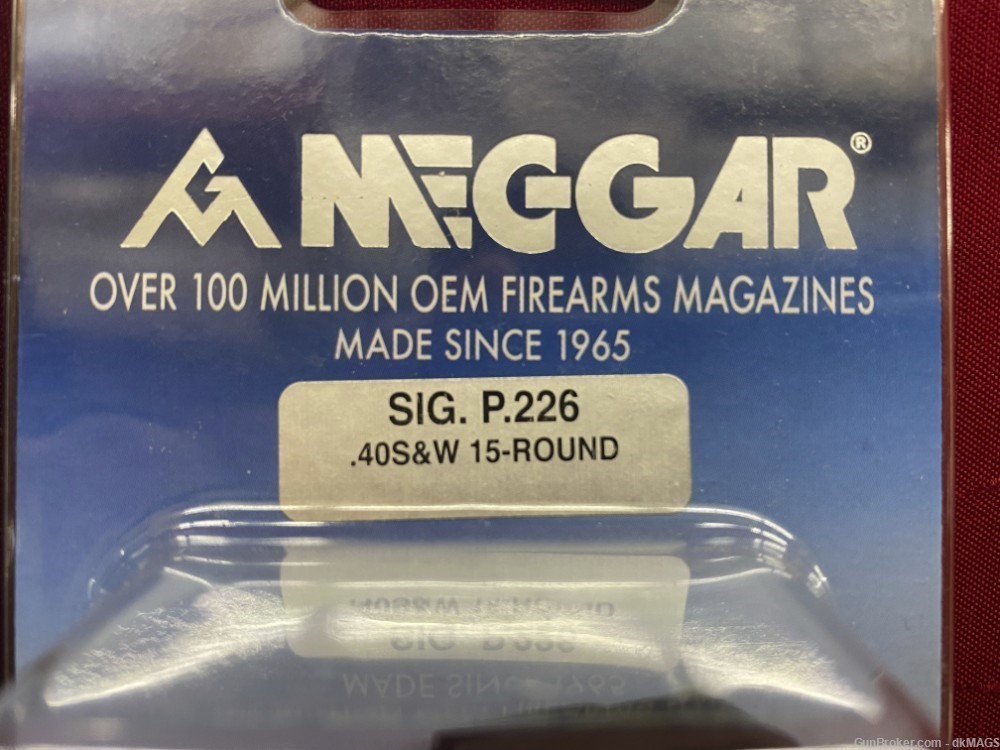 2 Mec-Gar Sig Sauer P226 .40 15 Round Magazines-img-1