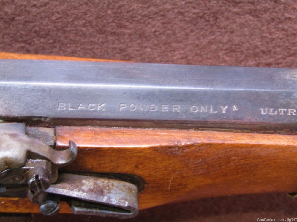 Ultra Hi Hawken 45 Cal Black Powder Flintlock Rifle-img-10
