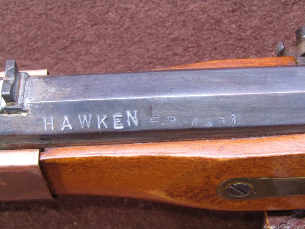 Ultra Hi Hawken 45 Cal Black Powder Flintlock Rifle-img-17
