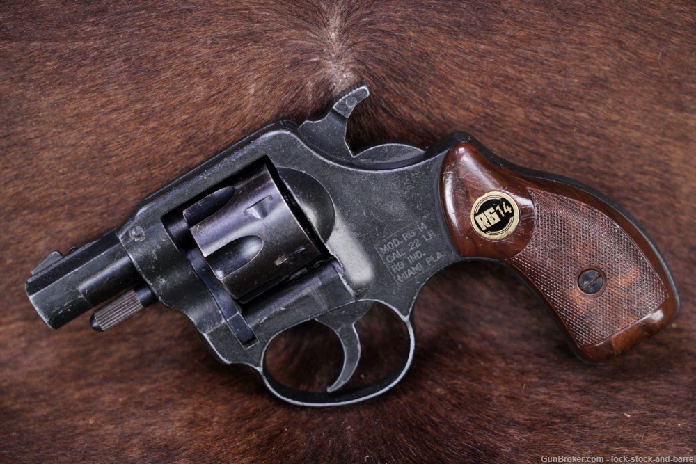 Rohm GMBH Model RG-14 RG14 .22 LR 1.75” Single/Double Action Revolver-img-3