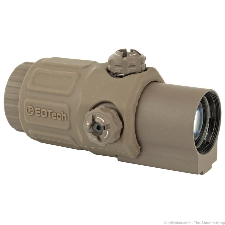 EOTECH 3X Magnifier Optic Model G33 FDE TAN w/ QD Rail Mount FREE SHIP New -img-2