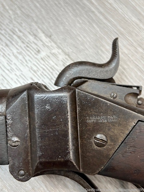 C. Sharps New Model 1859 .52 Cal Single Shot Percussion Carbine NR PENNY   -img-2