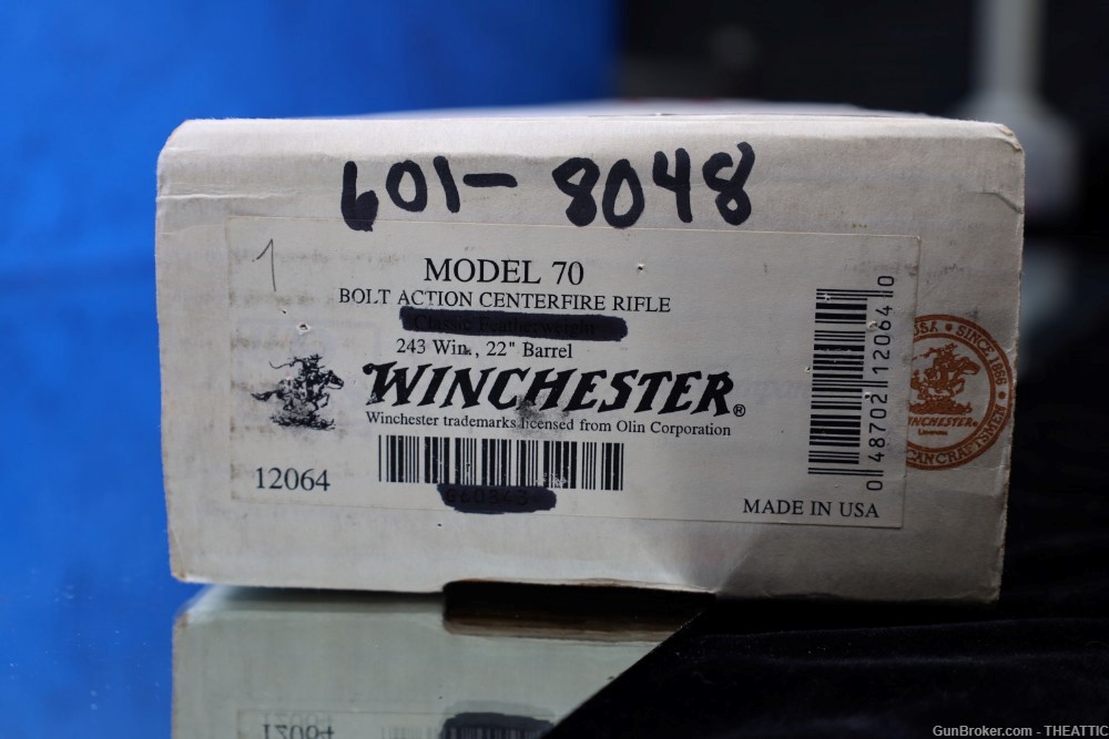 LNIB UNFIRED WINCHESTER MODEL 70 CLASSIC STAINLESS 243 BOLT ACTION RIFLE-img-50