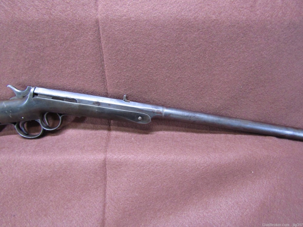Antique Frank Wesson Second Type 22 RF Single Shot Rifle-img-2