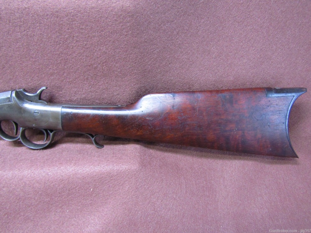 Antique Frank Wesson Second Type 22 RF Single Shot Rifle-img-10