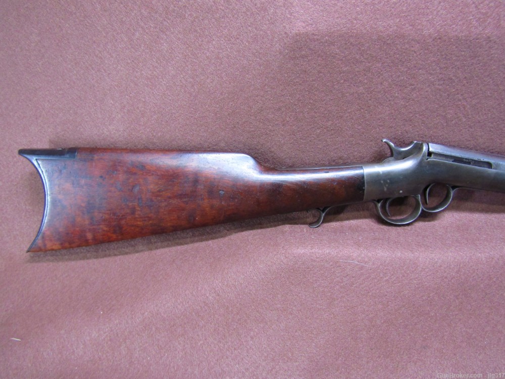 Antique Frank Wesson Second Type 22 RF Single Shot Rifle-img-1