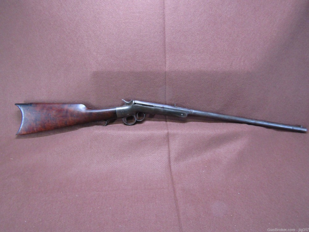 Antique Frank Wesson Second Type 22 RF Single Shot Rifle-img-0