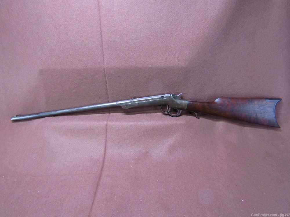 Antique Frank Wesson Second Type 22 RF Single Shot Rifle-img-8