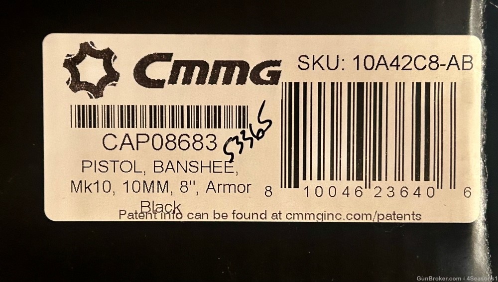 CMMG BANSHEE MK10 10MM 8IN-img-1