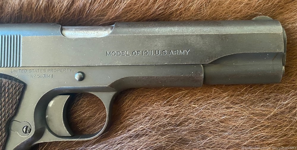 Colt M1911 .45acp "Black Army" Mfd. 1918 WW1 Era-img-4