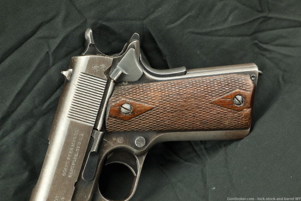 US Army WWI Colt Model 1911 .45 ACP 5" Semi-Auto Pistol 1917 C&R Rare-img-7