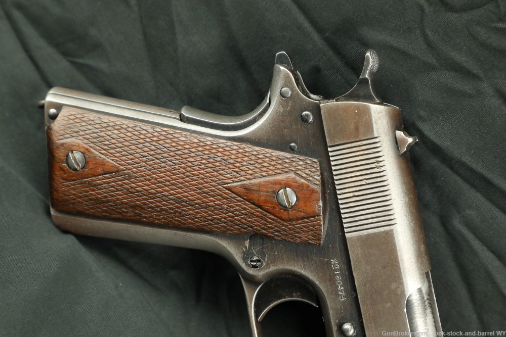 US Army WWI Colt Model 1911 .45 ACP 5" Semi-Auto Pistol 1917 C&R Rare-img-3