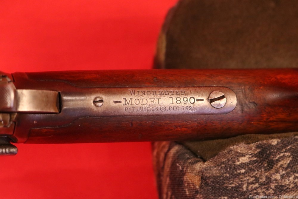 Winchester Model 1890 .22 Short 24" BBL Pump Action Rifle 1902-img-10