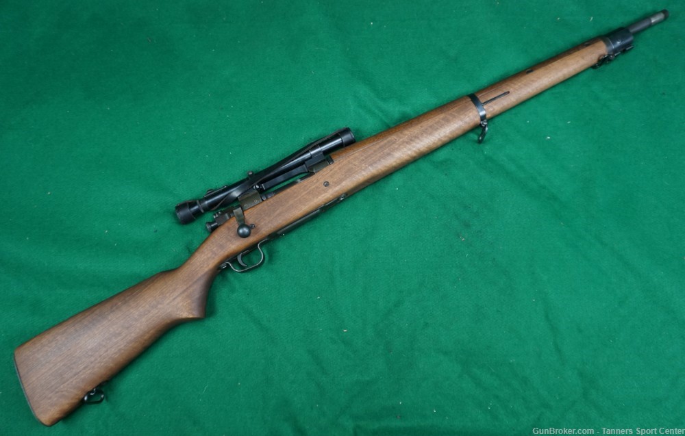 Excellent Remington 03A4 1903A4 WWII Sniper Rifle Tribute 30-06 24" C&R OK-img-0