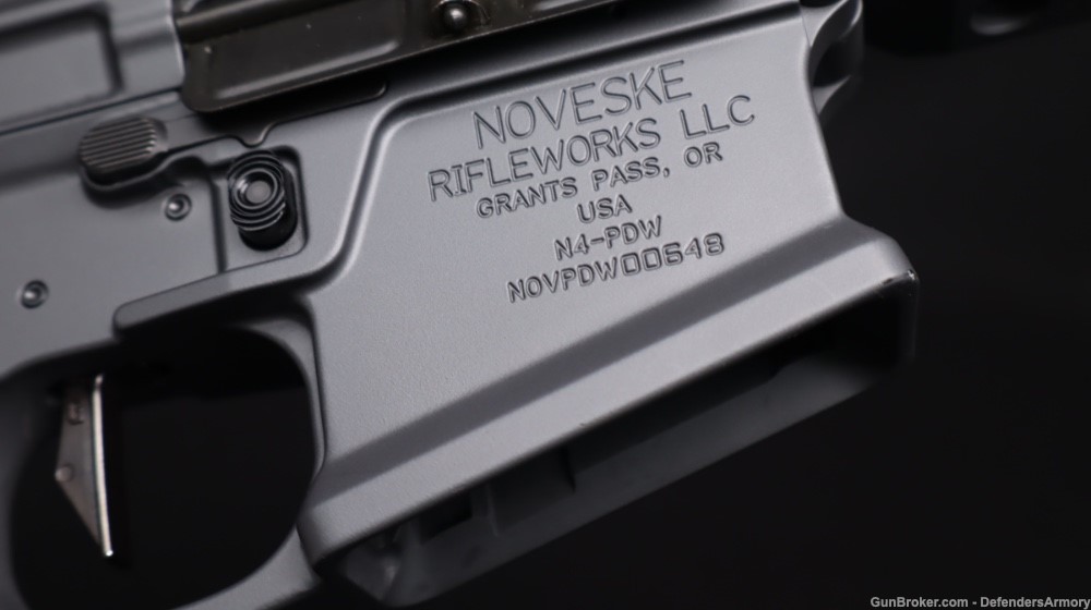 Noveske N4 Ghetto Blaster PDW Pistol 7.94" Barrel 5.56 NATO Sniper Grey -img-23