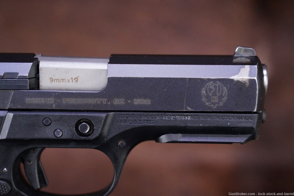 Ruger 9E Model 03340 9mm Luger 4” Semi Automatic Pistol 2014 NO CA-img-8