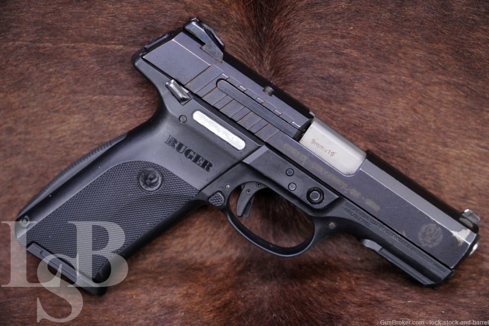 Ruger 9E Model 03340 9mm Luger 4” Semi Automatic Pistol 2014 NO CA-img-0