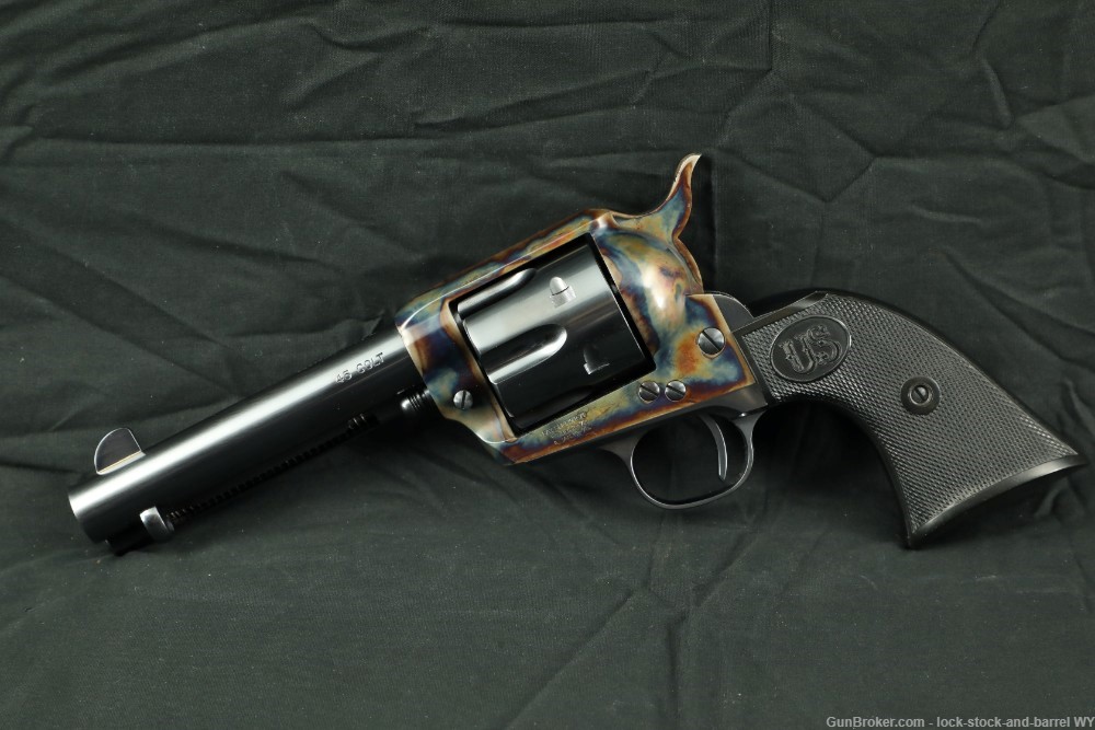 USFA U.S. Firearms 1873 Single Action Army Revolver 4 3/4" .45 Colt -img-6