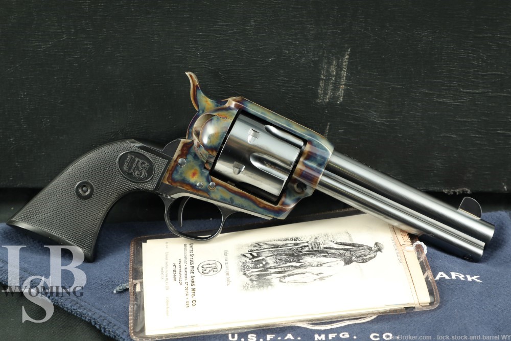 USFA U.S. Firearms 1873 Single Action Army Revolver 4 3/4" .45 Colt -img-0