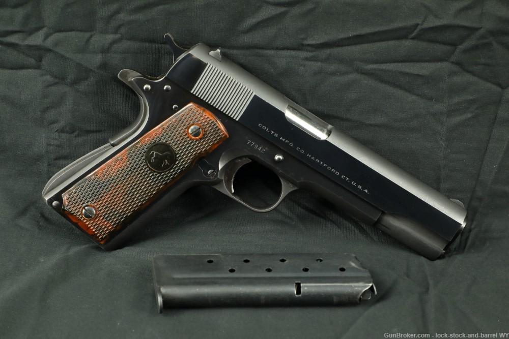 1949 Colt 1911 5” Barrel  in .38 Super Semi Auto Pistol C&R-img-2