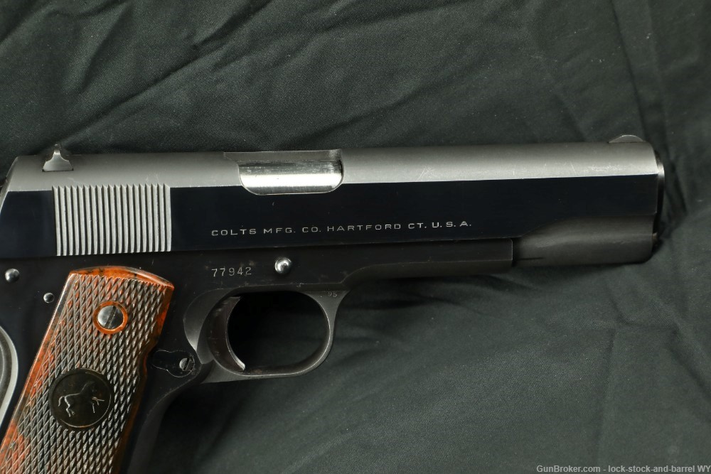 1949 Colt 1911 5” Barrel  in .38 Super Semi Auto Pistol C&R-img-5