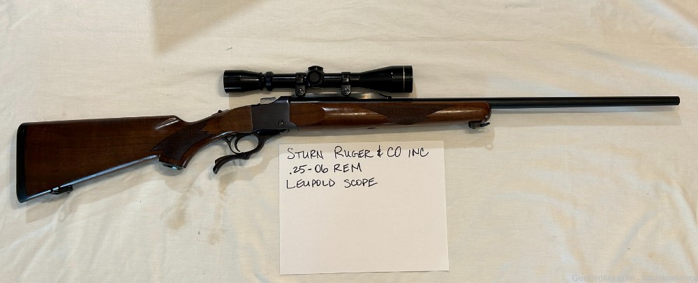 Sturm Ruger No.1 Rifle Model 01313 .25-06 REM Lever Action Rifle-img-0