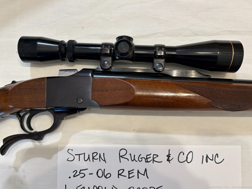 Sturm Ruger No.1 Rifle Model 01313 .25-06 REM Lever Action Rifle-img-7