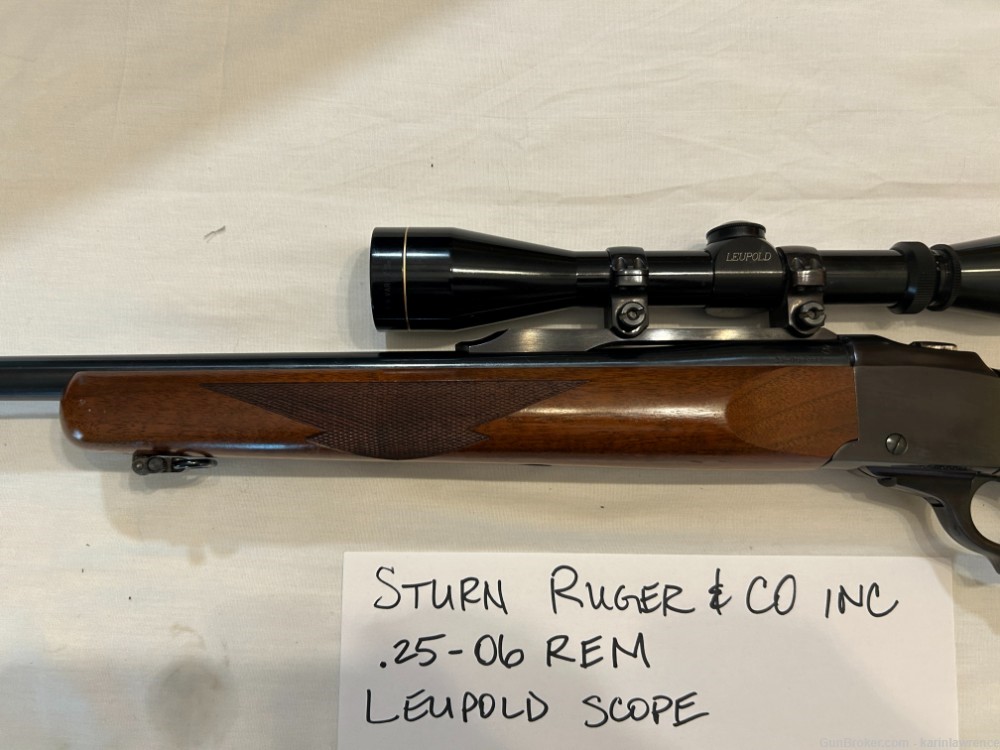Sturm Ruger No.1 Rifle Model 01313 .25-06 REM Lever Action Rifle-img-4