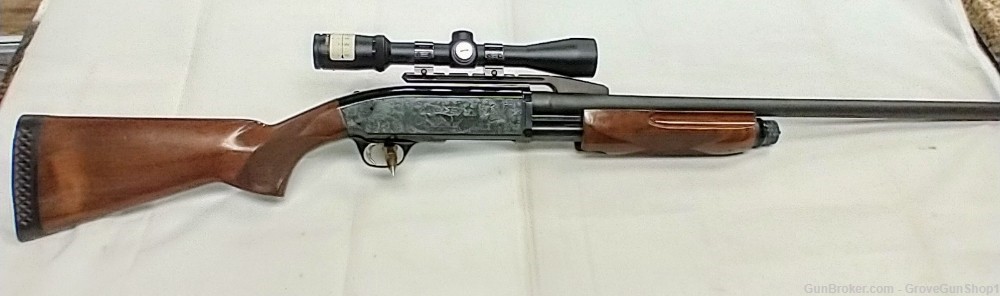 1992 Browning BPS Engraved Duck/Buck 12GA Shotgun w/Burris 3x9x40 Scope-img-11