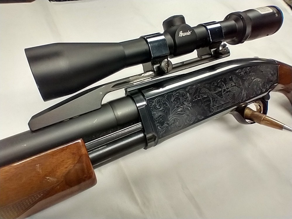1992 Browning BPS Engraved Duck/Buck 12GA Shotgun w/Burris 3x9x40 Scope-img-6