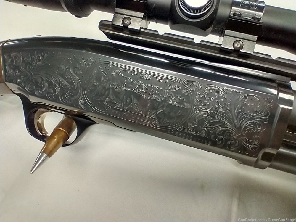 1992 Browning BPS Engraved Duck/Buck 12GA Shotgun w/Burris 3x9x40 Scope-img-13