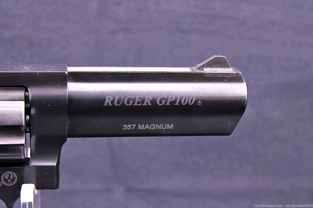 2019 RUGER GP100 357 MAG 4.2" BBL BLUED 6 SHOT 1702 HOGUE GRIP REVOLVER-img-9