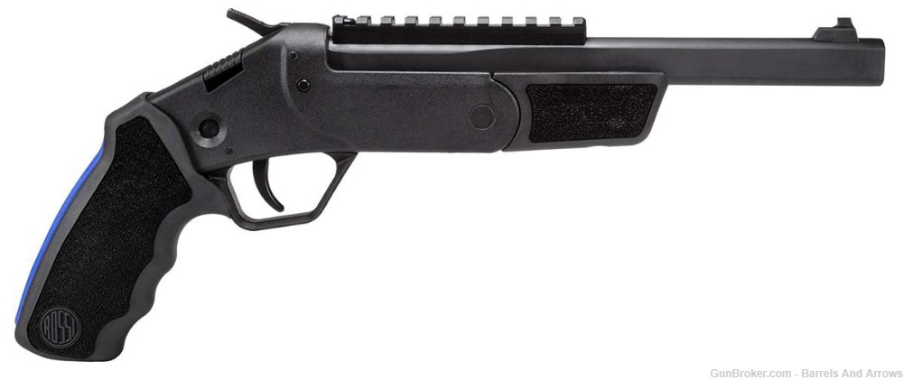 Rossi SSPB9-BK SS Brawler Single Shot Pistol, 45 Colt- 410 Ga, 9'' Bbl, Bla-img-0