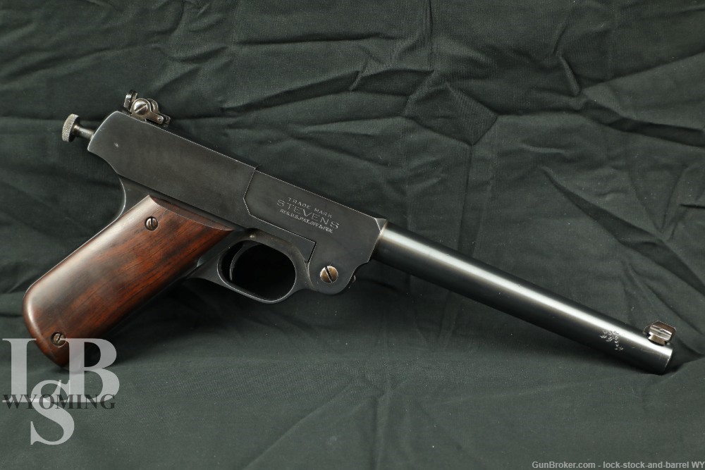 J. Stevens Model 10 Target .22 LR 8” Barrel Single Shot Pistol, C&R-img-0
