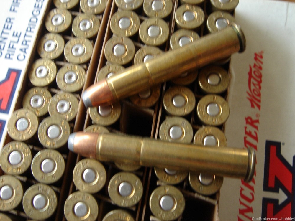 38-55 Winchester 255 gr soft point ammunition. 48 rounds-img-2