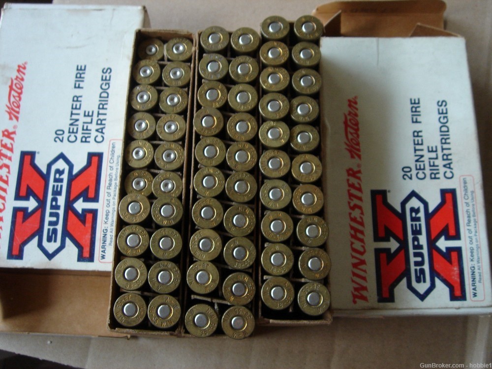 38-55 Winchester 255 gr soft point ammunition. 48 rounds-img-1